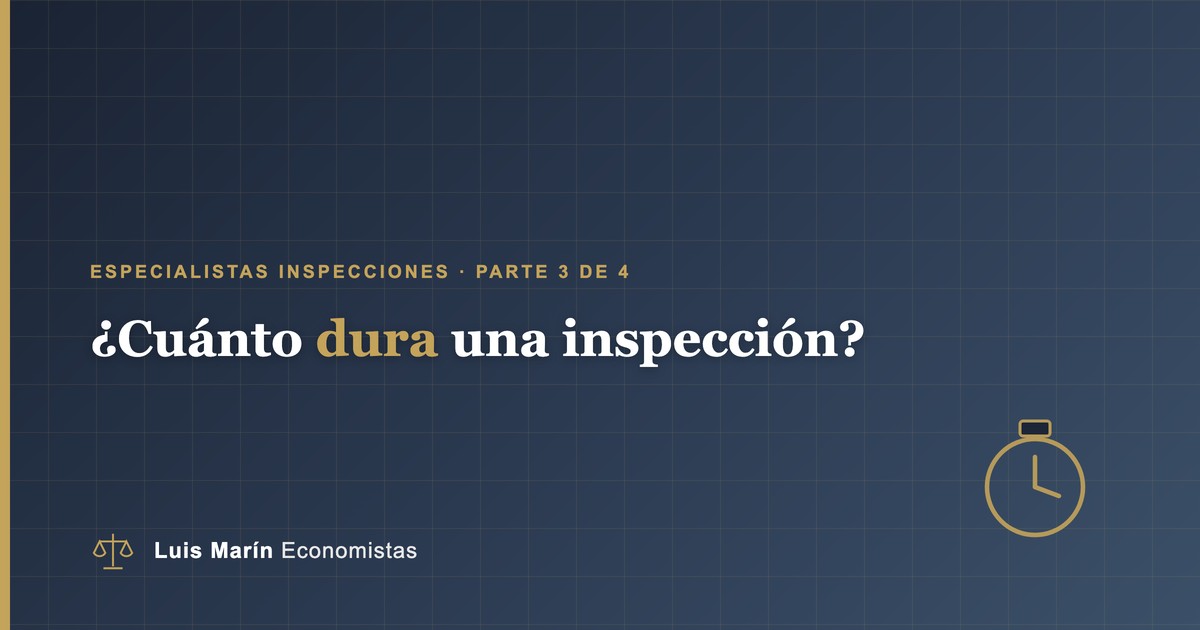 Cuánto dura una inspección de Hacienda